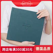 Leather album book making washing wedding yarn photo book high-end commemorative book to be customized into photo studio baby customization