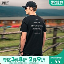 English 2022 Summer New Mens Short Sleeve T-Shirt Tide Brand Youth Simple Letter Print Half Sleeve T-Shirt