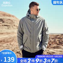 British Jue Lun winter cotton men 2020 New thick men cotton clothes autumn winter coat trend tooling cotton padded jacket short