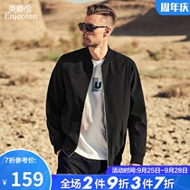 2021 new mens jacket spring and autumn slim black coat pilot baseball suit autumn casual top tide