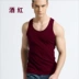 Áo vest nam tự trồng co giãn phần mỏng mùa hè bó sát thể thao chạm đáy áo vest nam vest Kangji chim 3 miếng - Áo vest Áo vest