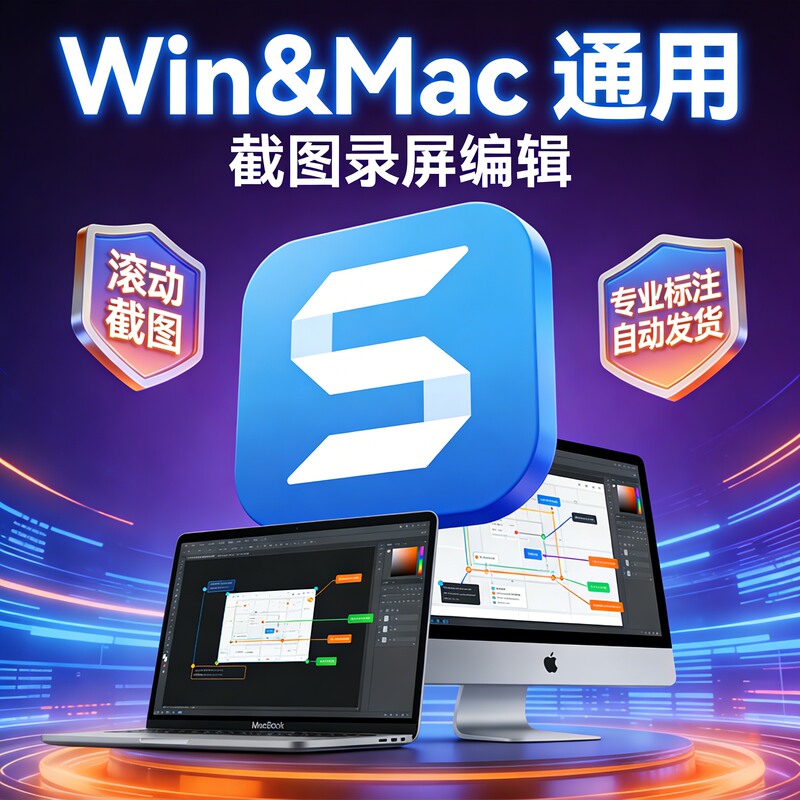 Techsmith Snagit 2026 Computer Screenshot Annotation and Screen Recording Tool Chinese Version for Win+Mac