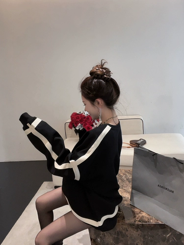 Длинная тонкая утепленная толстовка, ретро парная одежда для влюбленных, средней длины, оверсайз, в американском стиле