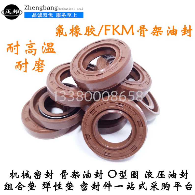 TC Fluorosule Oil Seal 57*75*8*72 75 80 85*8*10*12 High Temperature Resistance and Oil Resistance