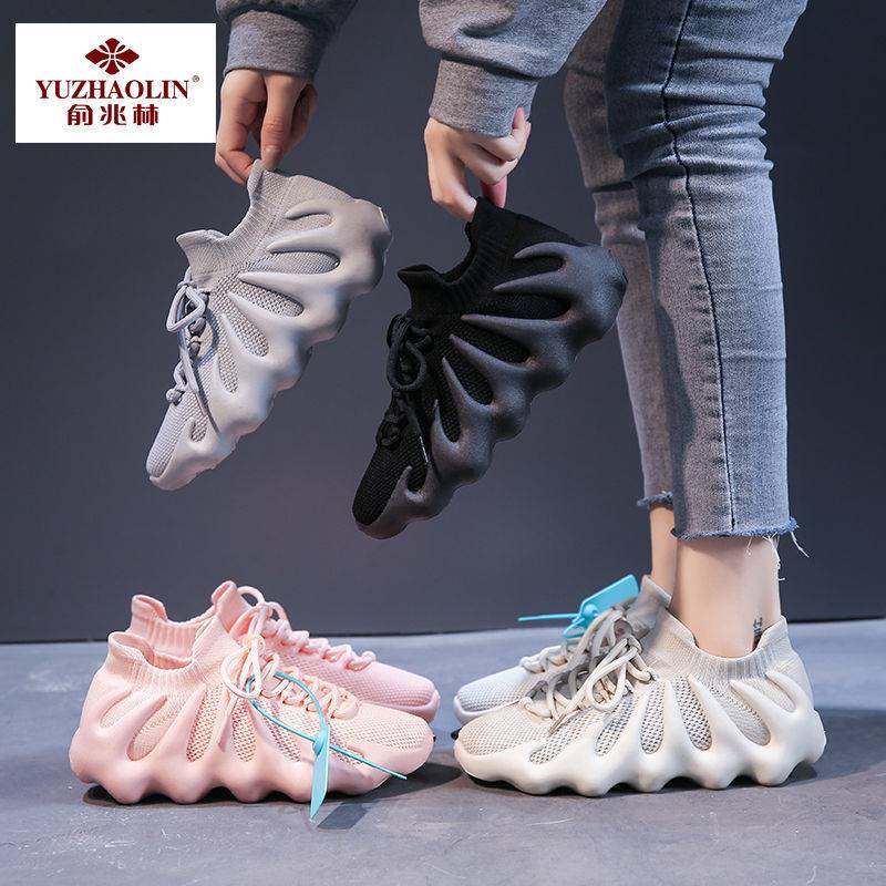 Breathable Mesh Flat Shoes for Women, Comfortable Round-Toe Sneakers, Sock Shoes, Couple Shoes, Octopus Shoes