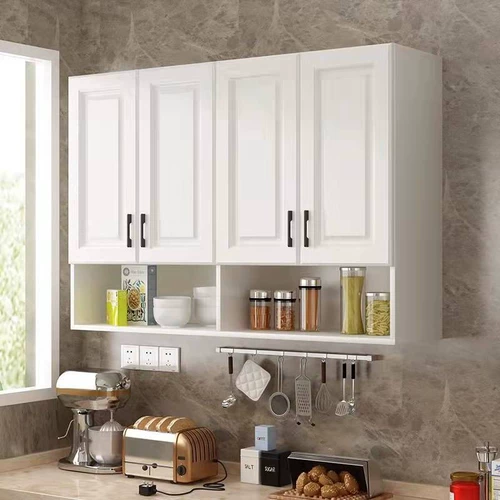 Сплошное дерево висеть шкаф кухонный шкаф шкаф шкаф шкаф спальня для спальни балкон шкафчик для хранения хранения настройка шкафа настройка