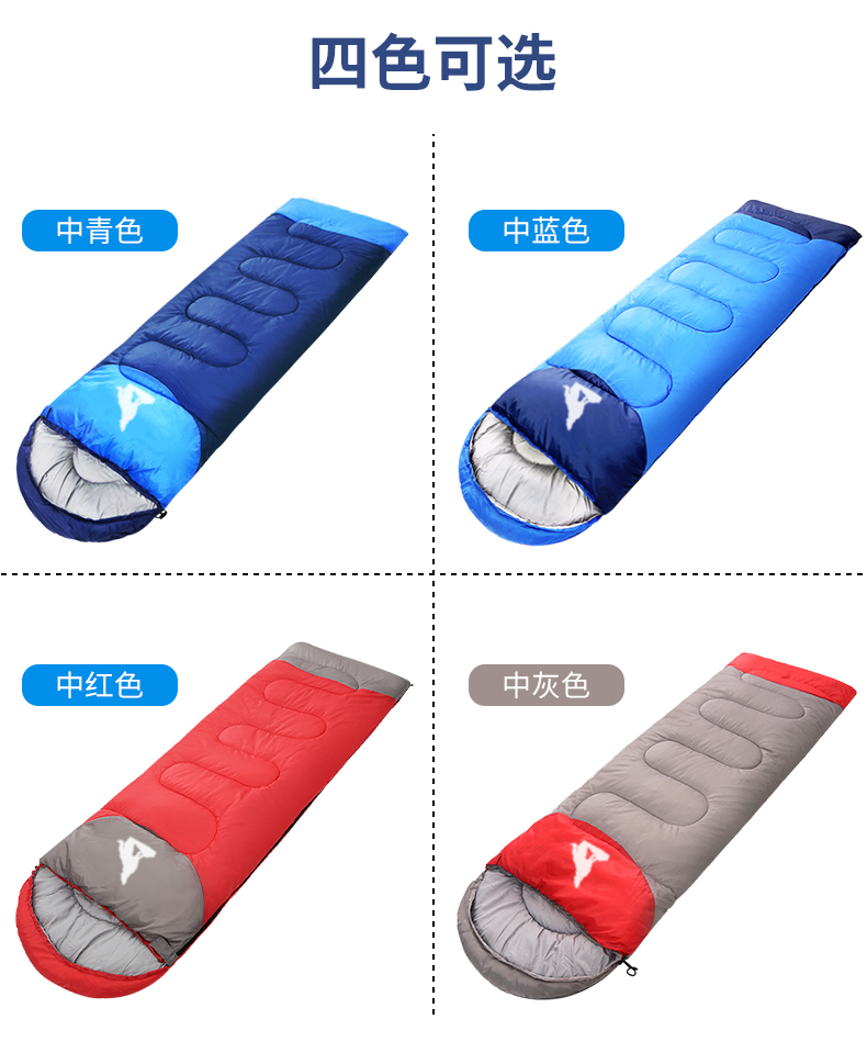 Sói Bắc Cực dành cho người lớn mùa đông dày lên ấm áp người đàn ông độc thân và phụ nữ trong nhà người lớn ngoài trời di động lạnh túi ngủ con cá mập