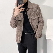 Fashion Inglons Fur Coats Mens Spring Autumn 2021 New Thousands Of Birds G Jackets Autumn Clothing Casual Korean Prints