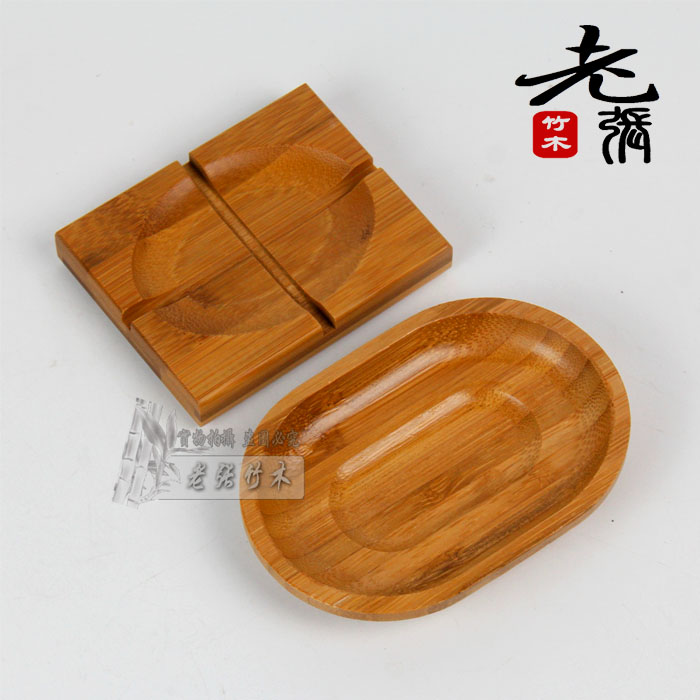 Eco-friendly bamboo soap box Soap idea without lid travel soap case Bathrooms Soap Box Sky Bamboo
