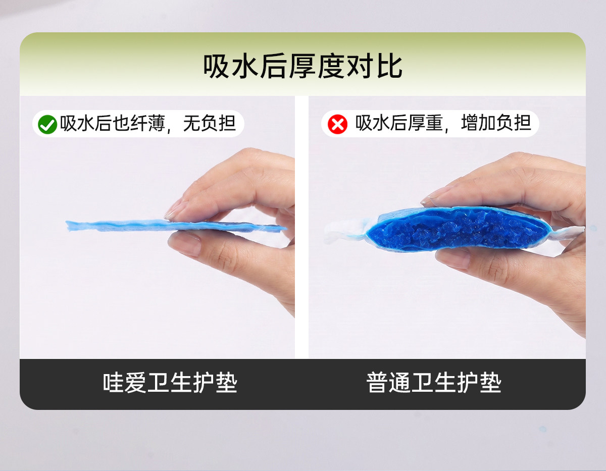 哇爱孕产妇专用卫生护垫产妇卫生巾孕期护垫漏尿加宽加长护理垫 — 11