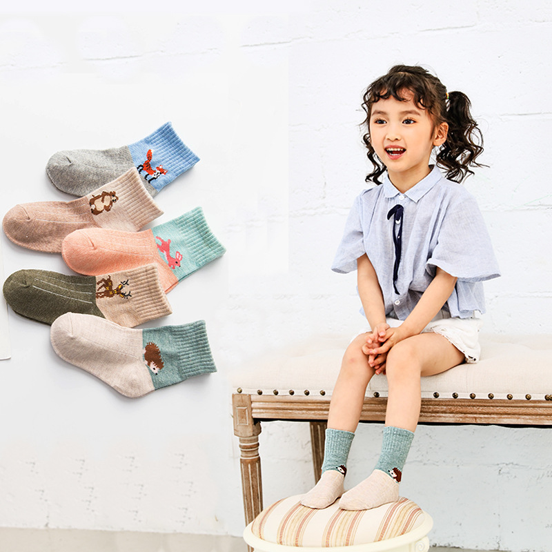 Nhà máy trực tiếp cotton trẻ em vớ trẻ em mùa thu và mùa đông thoải mái cô gái trẻ em vớ trẻ em cotton thoáng khí bán buôn vớ trẻ em cotton thoáng khí