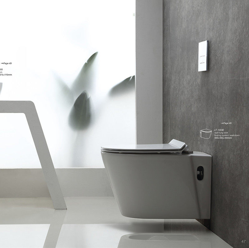 Wall-mounted toilet Wall-mounted toilet Wall-mounted toilet In-wall hidden water tank Export CE certification