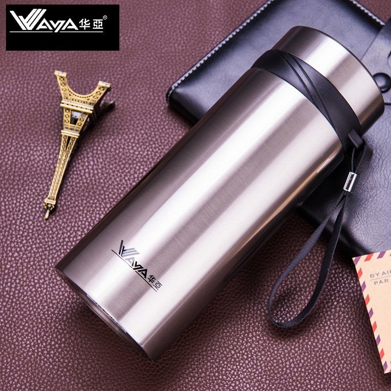 Huaya Da Capacity Insulation Cup Men and Women with high-end water cup vacuum stainless steel straight-to-cup Customization