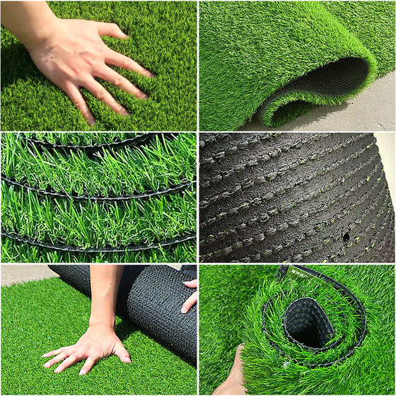 Artificial turf, artificial fake turf, plastic green carpet, enclosed balcony, outdoor simulation decoration, indoor kindergarten