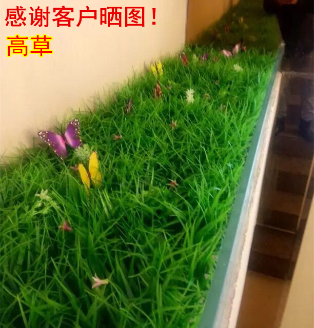 Cỏ nhân tạo có hoa Trong nhà giả cỏ xanh cây cỏ cao mã hóa ban công trang trí sân cỏ mô phỏng - Hoa nhân tạo / Cây / Trái cây bình hoa giả đẹp