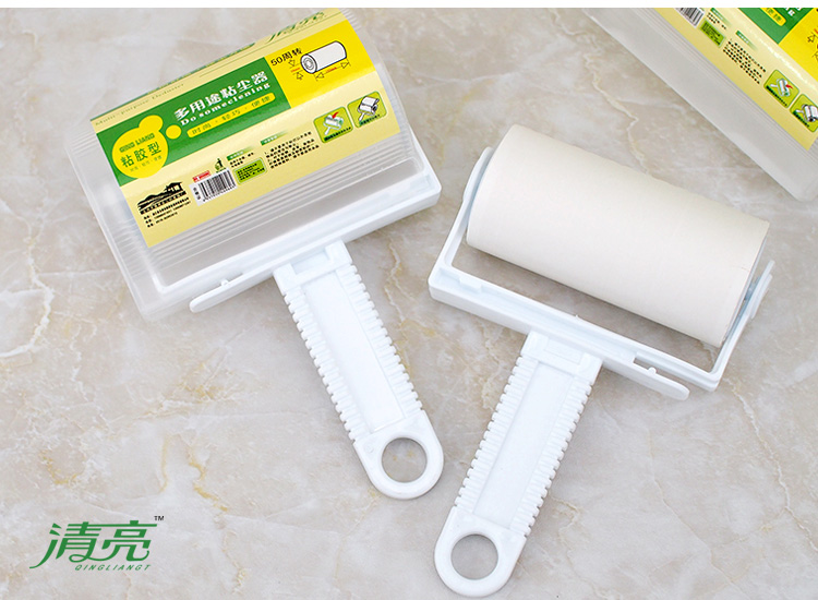 Quần áo bụi con lăn dính tóc con lăn bụi bụi thu bụi bụi con lăn giấy bụi có thể xé 10cm * 50 doanh thu bàn chải - Hệ thống giá giặt máy cắt lông xù và hút bụi quần áo