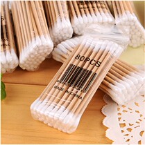 Disposable cotton swab Wooden cotton swab Double-headed cotton swab Wooden stick Medical cotton swab Cotton swab batch-hair tip cotton swab