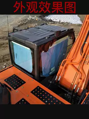 Excavator crane truck truck sunshade sunscreen curtain thickened cab side window rear curtain customization