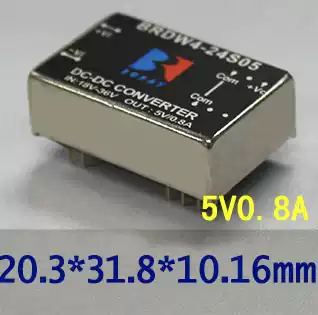 DC-DC wide voltage input isolation regulator module power supply 4W power supply module BRDW4-24S05