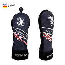 Golf pole cover G Winner Open Wood fairway wooden protective cap British cowhide pattern New