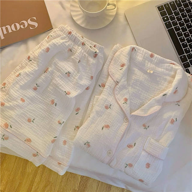 Summer ໃຫມ່ ins Internet ສະເຫຼີມສະຫຼອງ pajamas ຫວານແລະຫນ້າຮັກຊຸດນັກສຶກສາແມ່ຍິງຫໍພັກກາງເກງຂາສັ້ນວ່າງເຄື່ອງນຸ່ງຫົ່ມບ້ານ