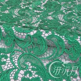 汧沅月 Новые тяжелые работники вода -Современная кружевная ткань Полая трехмерная цветочная одежда