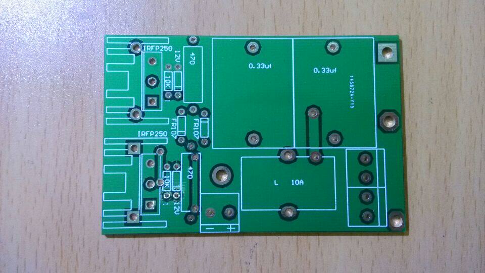 ZVS Empty Board High Voltage Package Driver Board Empty Board