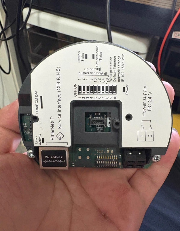 E+H Mass Flowmeter Control Board 71280602, Disassembled, Cdi-Rj45 E+H Mass Flowmeter Control Board 71280602, Disassembled, Cdi-Rj45