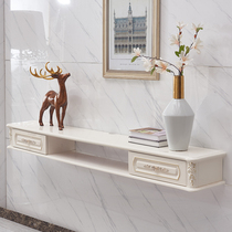 Eurostyle Living Room Bedroom Wall Wall-mounted Wall TV Cabinet Locker Small Family Type Ultra Narrow TV Cabinet Set-top Box