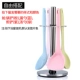 Đông bếp đầy đủ chống dính chảo silicone muỗng bếp xẻng Nhật Bản silicone thìa nhà bếp nhiệt độ cao - Phòng bếp kệ để dao