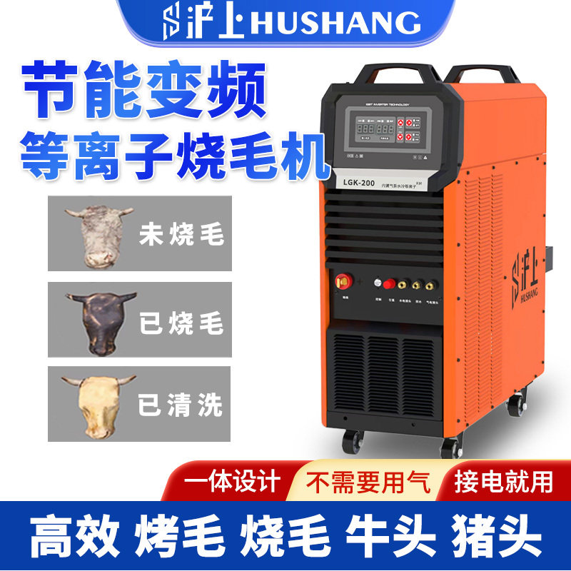 Shanghai Intelligent Variable Frequency Plasma Hair Burning Machine, Cow Head and Sheep Head Hair Burning Machine, Fast All-In-One Ionized Flame Equipment