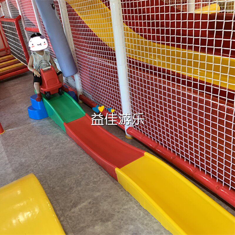 Manufacturer direct sales three-stage taxi children toy kindergarten garden three-stage slide ski ride