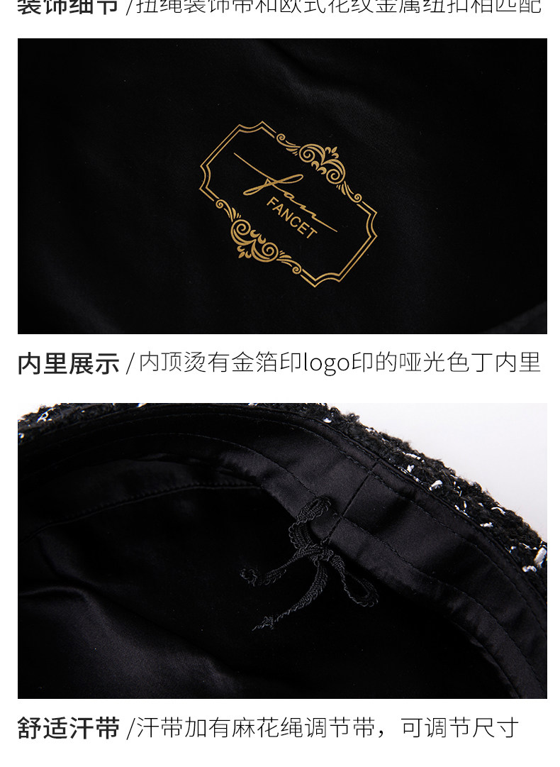 Chapeau pour femme FANCET   en Polyester - Ref 3233423 Image 14