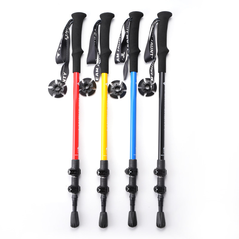 登山杖户外徒步爬山旅行徒步装备铝合金超轻高强合金锁扣三节手杖详情2