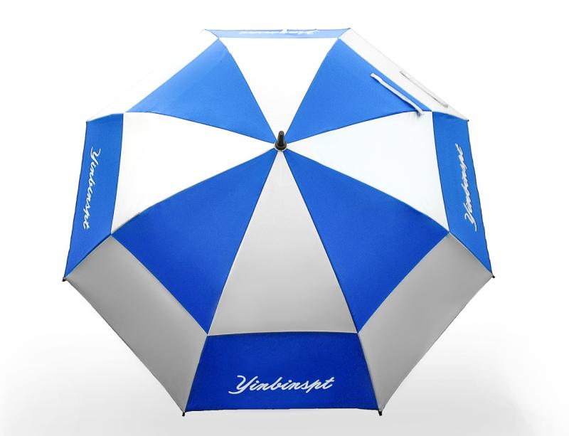 Hot pin Yinbinspt Golf umbrella double layer oversized windproof anti-UV automatic custom sunscreen