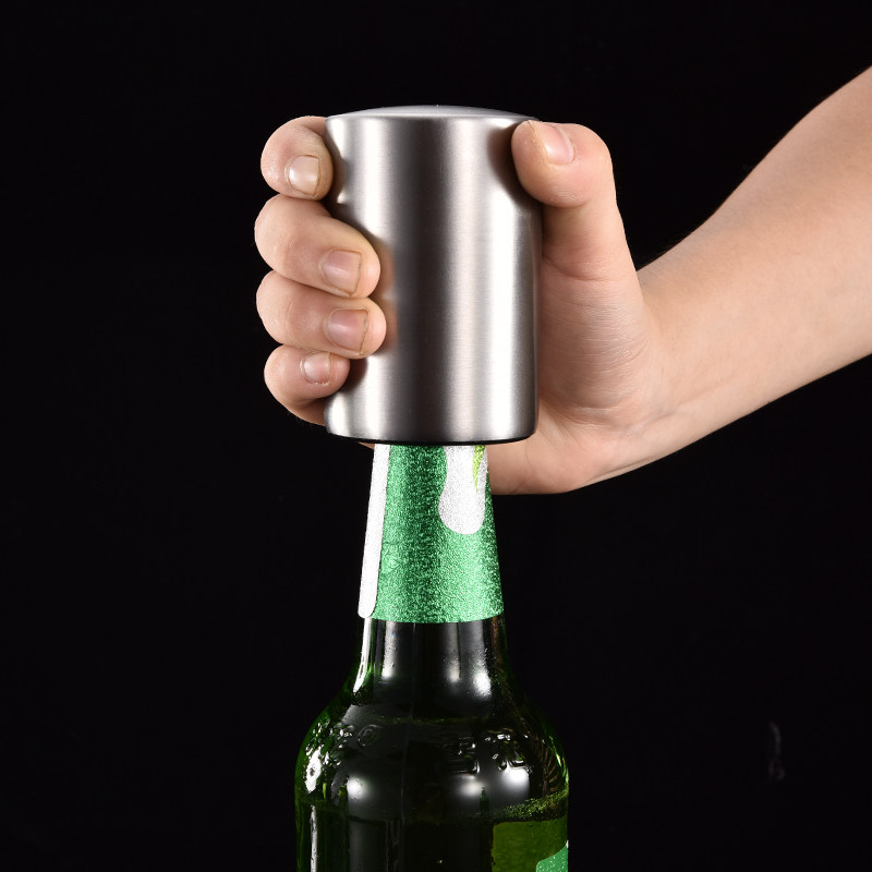 Beer Bottle Opener Beer Opener Personality Creativity Automatic Press Type Wine Opener Bottle Opener Without Mark of Gods