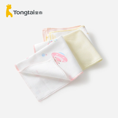 童泰 Детский хлопковый слюнявчик для кормящих грудью, носовой платок, 22×22см
