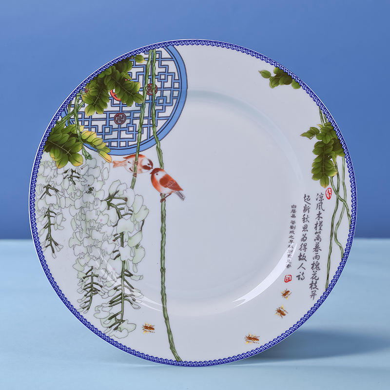 Household tall bowl dish porringer suit ipads porcelain of jingdezhen ceramic tableware package price. Mean - while the mail transport damage
