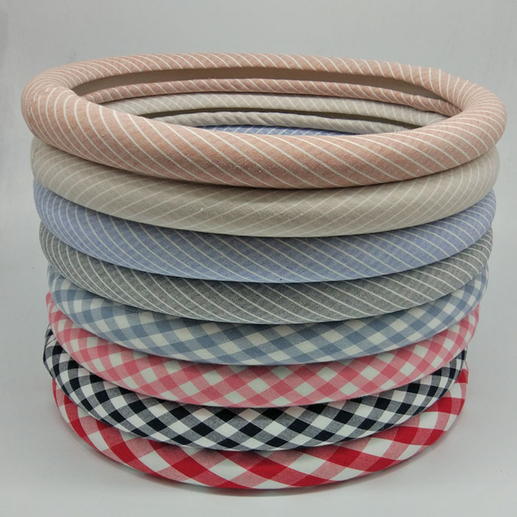 Summer - style striped steering wheel - sleeved cotton sweat and breathable car handklace - sleeve girls cloth season general