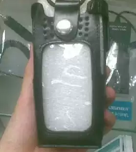 Walkie talkie leather case GP328 GP338 walkie talkie leather case