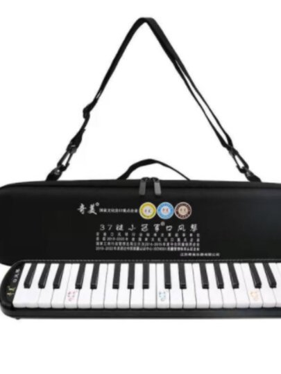 奇美牌口风琴37键小冠军轻便硬盒包口风琴学生用儿童成人吹管乐器