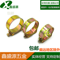 Iron galvanized European strong throat hoop pipe clamp clip heavy clamp heavy clamp water pipe clamp pipe clamp durable