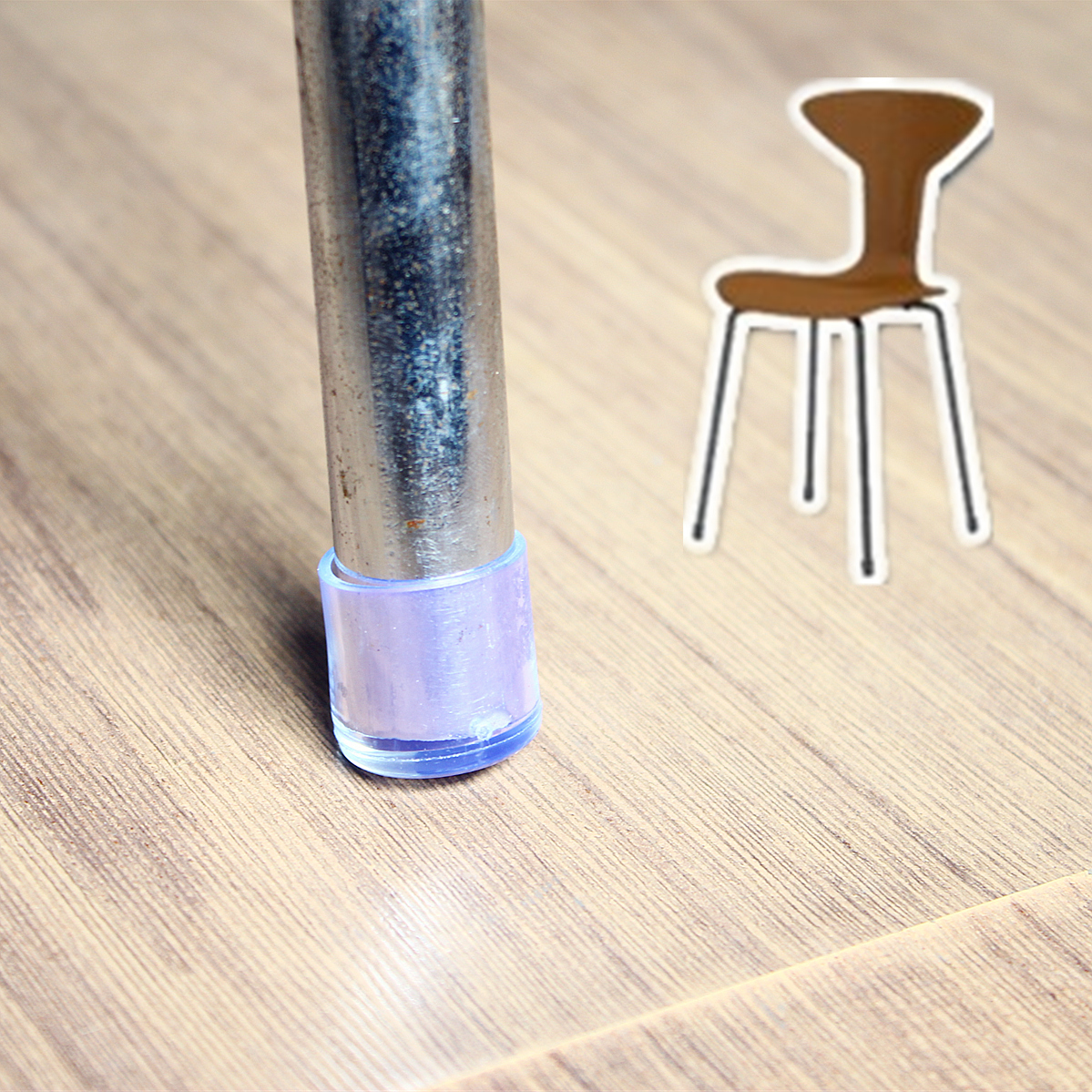 Table and chair protective cover mute foot set chair foot set table foot set stool foot set table and chair leg set 4 Pack