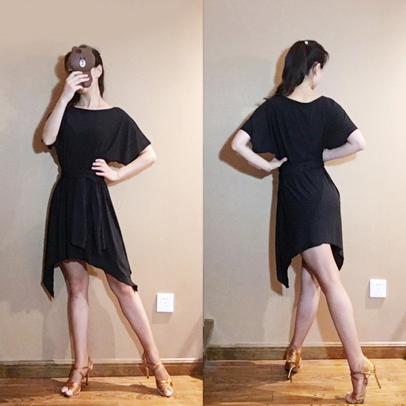 Latin dance practice suit Loose Display Slim Dance Exercises new foreign dress adult female dance training class clothes