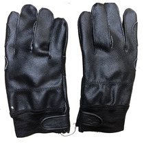 Anti-puncture gloves Anti-cut gloves with reflective strip black cowhide