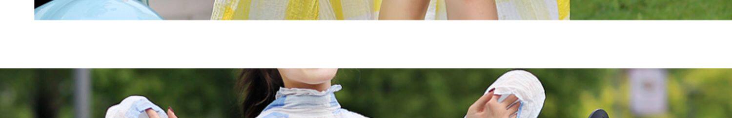 电动车衣服夏季长袖全身骑车防紫外线披肩女长款遮阳衫详情16