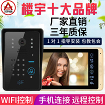 Aiteda video intercom doorbell Wired wifi remote app Home password credit card intelligent access control system