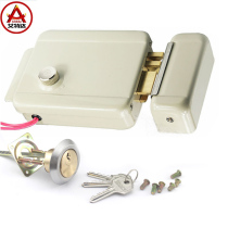  Aiteda electronic control lock Metal gear access control electric lock Iron spray lock Motor lock Electric lock