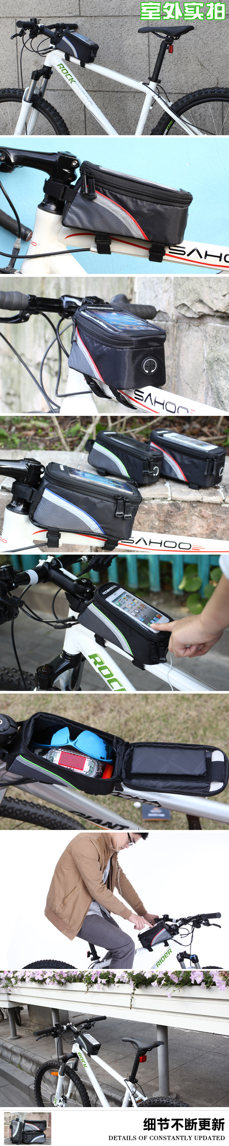 Sacoche pour vélo ROSWHEEL - Ref 2221045 Image 12