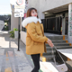 Cotton 2020 mới của Hàn Quốc phiên bản của quần áo bông lỏng xuống bánh mì dài áo quần áo mùa đông bf triều phụ nữ bông Quần áo